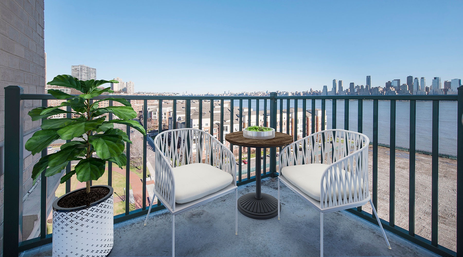 beautiful balcony view